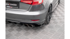 Splitter Audi S3 8V Facelift Rear Side v.1 Gloss Black