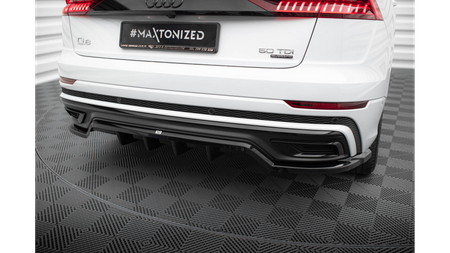 Splitter Audi Q8 4M S-Line Rear Central with Diffuser
