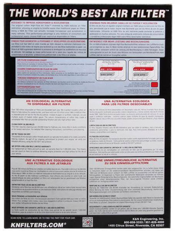 K&N Panel Filter 33-2962