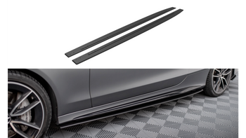 Dokładka Mercedes-Benz C C205 C43 Facelift Progi Street Pro Black-Red