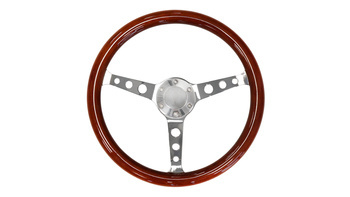 Kierownica 380mm Drewno