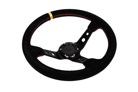 Steering wheel Pro 350mm offset:80mm Yellow Suede