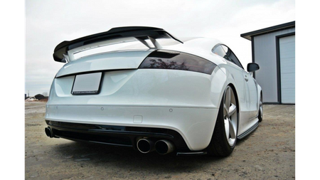 Splitter Audi TT 8J S-Line Tył Boczne Gloss Black