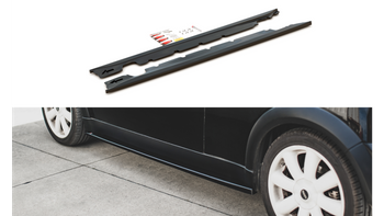 Diffuser Mini Cooper One R50 Side Skirts Gloss Black