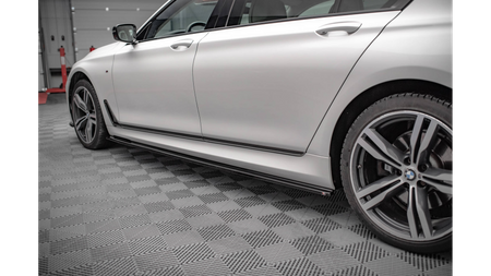 Diffuser BMW 7 G12 M-Pack Side Skirts Gloss Black