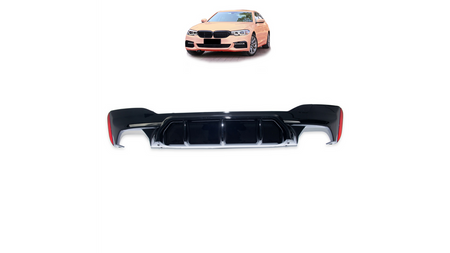 Diffuser BMW 5 G30 F90 G31 Rear Gloss Black