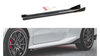 Diffuser Toyota GR Yaris IV Side Skirts v.2 Gloss Black + Flaps