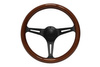 Steering wheel 350mm Wood Black