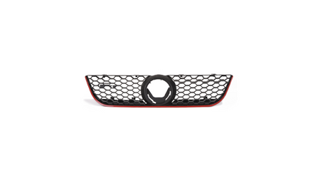 Grill Volkswagen POLO IV Facelift Red Strip