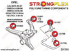 Tuleja łącznika stabilizatora tylnego na stabilizator SPORT, 131787A