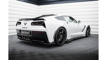 Splitter Chevrolet Corvette C7 Rear Side v.2