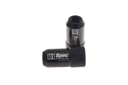 Forged wheel lug nuts D1Spec HEX Alu 1,25 black