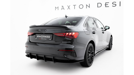 Diffuser Audi A3 8Y Rear Street Pro Red