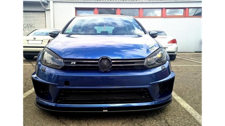 Splitter Volkswagen Golf VI Front for R400 Gloss Black