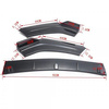 Universal Car Front Bumper Lip Spoiler (3 pcs) Matt Black