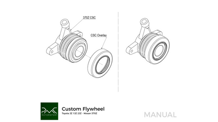 Flywheel Nissan RB - Nissan 350Z Z33 370Z Z34 - 184mm / 7.25" (P)