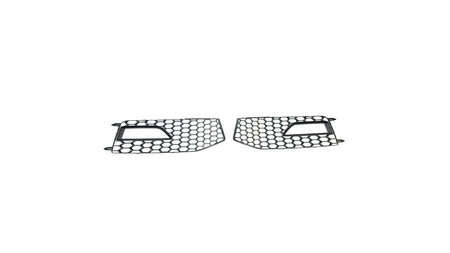 Fog Light Covers Audi A4 B8 Facelift Gloss Black