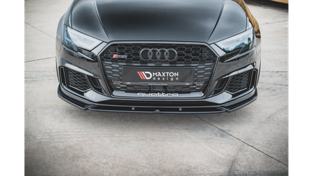 Splitter Audi RS3 8V Facelift Sportback przód v.4 Gloss Black