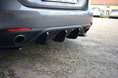 Diffuser Alfa Romeo Giulia Veloce Rear Valance Gloss Black