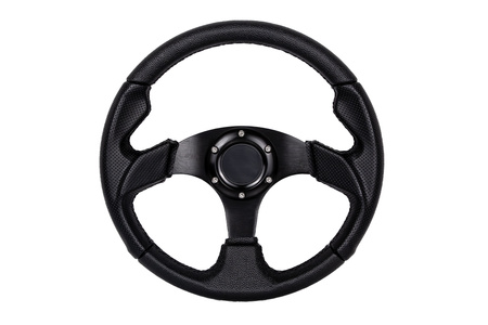 Kierownica Pro 330mm offset:0mm Skóra Black