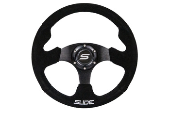Kierownica SLIDE 320mm offset:20mm Zamsz Black