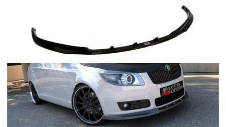 Splitter Skoda Fabia II Front Gloss Black