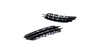 Fog Light Covers Audi A6 C7 Allroad Gloss Black