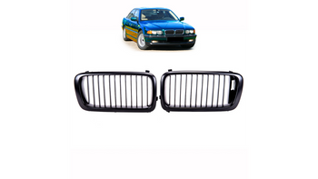 Grill BMW 7 E38 pojedyncze żeberka Matt Black