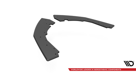 Splitter BMW 2 F87 M-Pack Tył Boczne Street Pro Black-Red