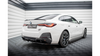 Splitter BMW 4 G26 M-Pack Tył Środkowy z Dyfuzorem v.1 Gloss Black