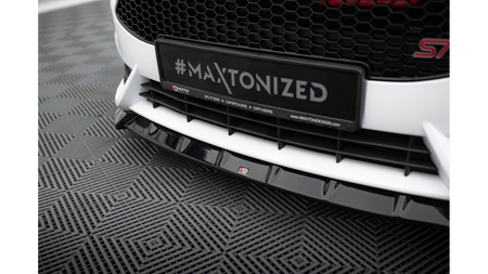 Splitter Ford Fiesta ST Mk7 Facelift Flaps Front v.6 + Flaps