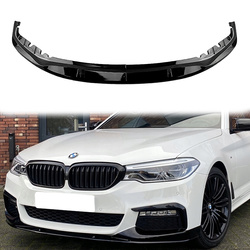 Diffuser BMW 5 G30 Front Bumper M sport Gloss Black