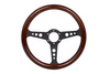 Steering wheel 350mm Wood Black