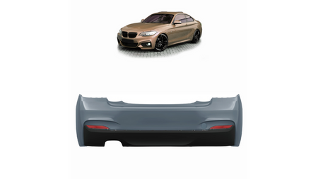 Bumper BMW 2 F22 F23 Rear with Diffuser