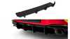 Diffuser Volkswagen Golf GTI Clubsport Mk8 Facelift Rear Street Pro v.1 Black-Red
