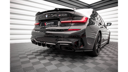 Splitter BMW 3 G20 G21 M-Pack Rear Side v.3 Gloss Black
