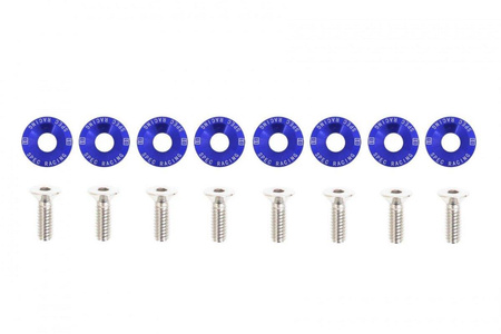 Śrubki ozdobne M6x1.0 15mm D1 Blue