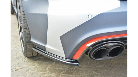 Splitter Audi RS6 C7 Tył Boczne Gloss Black
