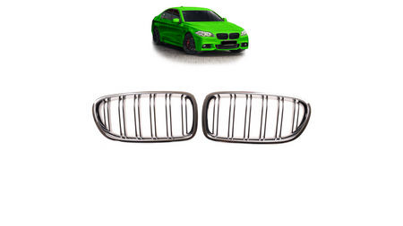 Grill BMW 5 F10 F11 Dual Line Chrome & Black