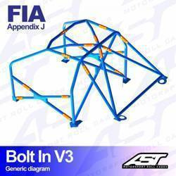 Roll Cage MERCEDES-BENZ (C123) 2-doors Coupe BOLT IN V3