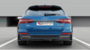 Splitter Audi A6 C8 S-Line Avant Rear Central with Diffuser Gloss Black