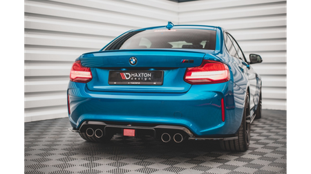 Dokładka BMW 2 F87 M-Pack Zderzak Tył Gloss Black