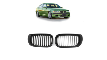Grill BMW 3 E46 Facelift Compact Single Line Matt Black
