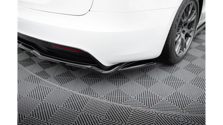 Splitter Tesla Model S Plaid I Facelift Rear Central with Diffuser v.2