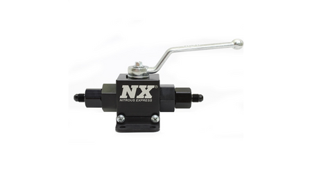 Nitrous Express Lightweight Billet In-Line Valve 1.5in I.D (4AN Fitting)