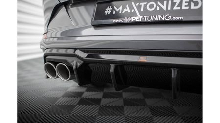 Diffuser Cupra Formentor Rear Valance v.3 + Exhaust Ends Imitation Gloss Black Chrome