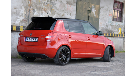 Dokładka Skoda Fabia II RS Progi Gloss Black