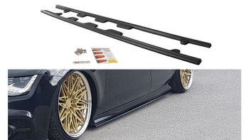 Diffuser Audi A7 C7 S-Line Side Skirts Gloss Black