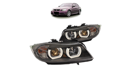 Lampy BMW 3 E90 E91 Przód Black