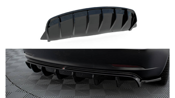 Dokładka Tesla Model 3 Zderzak Tył v.2 Gloss Black